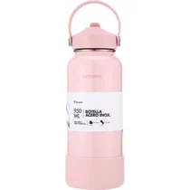 Botella Termica Terrano Bota+Pico 950ML - Rosa Metalizado