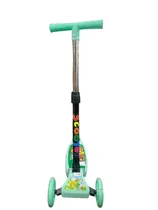 Patinete Infantil Scooter c/LED Verde Ursinho