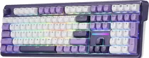 Teclado Gaming Redragon Antonium Pro K745WP-RGB-Pro Roxo/Branco (Inglês)