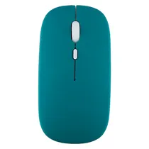 Mouse Dual Mode Sem Fio + Bluetooth 2.4GHZ / 1200DPI / USB - Dark Green