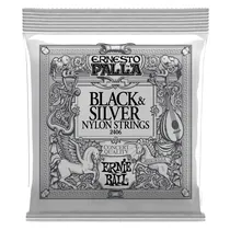 Ernie Ball Cuerda de Guitarra Black&Silver Nylon 2406