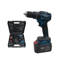 Kit Herramienta Taladro Impacto Sate TK-995 48V 2B Negro Azul