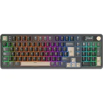 Teclado Gamer Royal Kludge S98 96% Mecânico RGB Sem Fio - Phantom (Espanhol)