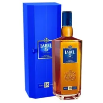 Rótulo do Uísque 5 18 Anos com Caixa 700ML