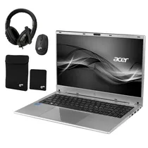 Notebook Acer Gadget Etbook Sep E10 - Intel Celeron N4020 1.1GHZ - 8/128GB SSD - 15.6" - com Kit - Prata