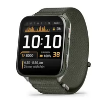 Relogio Garmin Venu X1 41X46MM Black/Slate Titanium - Black Nylon Band 010-02980-00