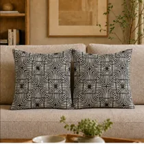 Funda de Almohada Decorativa Hogar Textil 50X70CM - Blue Zebra