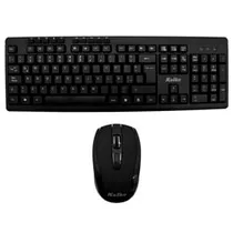 Teclado + Mouse Kolke KEK-195 Wireless / Espanhol - Preto