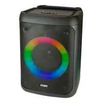 Caixa de Som Coby CY3344-6.5IN-10W-CL / 10W / Bluetooth / FM / USB / SD / com Microfone / 6.5" - Preto