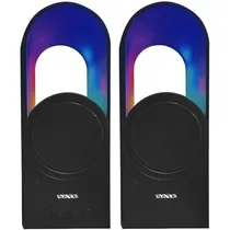 Speaker Gamer para PC Satellite AS-92009B RGB Bluetooth - Preto