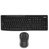 Teclado + Mouse Logitech MK270 Wireless / Espanhol - Preto (920-004432)