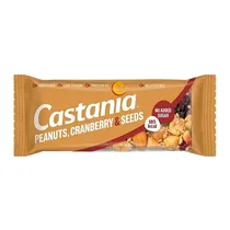 Barra Cereal Castania Amedoim Cranberry e Sementes 38G