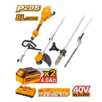 Roçadeira A Bateria Ingco CSTLI2040386 4 Em 1 Multifuncional