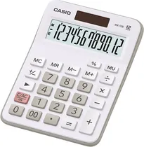 Calculadora Compacta Casio MX-12B-We de 12 Dígitos