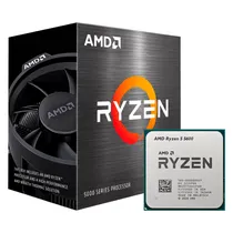 Processador Tray AMD Ryzen 5-5600 Socket AM4 6 Core 12 Threads 3.5 GHZ e 4.4 GHZ Turbo Cache 35MB