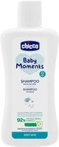 Shampoo Chicco Baby Moments Sem Lágrimas - 200ML