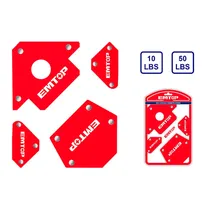Jogo de Esquadras Magnéticas Emtop EMWH4002 – 4 Peças