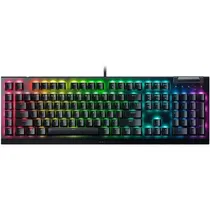 Teclado Gamer Mecânico Razer Blackwidow V4 X Switch Yellow Layout US Preto - RZ03-04701900-R3U1