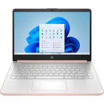 Notebook HP 14-DQ6105DX - Intel Celeron N150 0.8GHZ - 4/128GB - 14" - Rose Gold