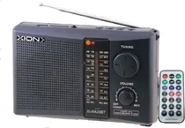 Radio Portatil Xion XI-RA28BT Black/ AM/ FM/ BT/ Pila/ Corriente