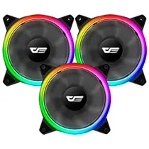 Cooler para Gabinete Darkflash DR12 Pro 12X12 LED RGB - Kit com 3