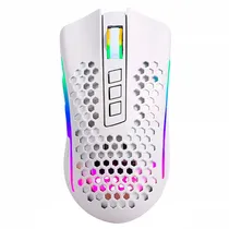 Mouse Gaming Redragon M808W-KS Storm Pro RGB 16000DPI Ajustável/8 Botões - White