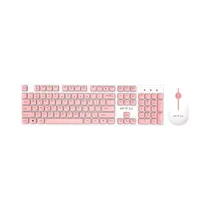 Teclado Con Mouse FTX FTXGK600 Wireless Pink