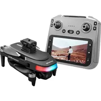 Mini Drone D19 GPS Controle Remoto com Tela - Preto