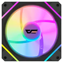 Cooler p/ Gabinete Darkflash 12X12 DM12 Pro PWM Argb Preto