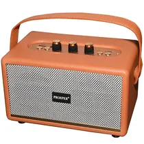 Speaker Prosper MK-324 / 60W com Bluetooth / Auxiliar / Micro SD - Marrom