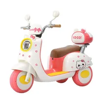 Moto Eléctrica Infantil Estiloso, Cor Branca Mod 585