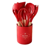 Kit de Utensilios de Cocina 12 Piezas Rojo