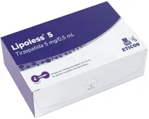 Lipoless 5 Tirzepatida 5MG/0,5ML (4 Seringas Pré-Cheias)