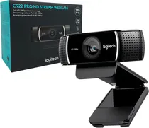 Webcam Logitech C922 Pro Stream HD 960-001087 Black