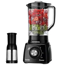 Mondial Licuadora L-98-B Pratic Turbo 550W 2VEL/220V