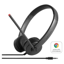 Fone de Ouvido Lenovo Essential Stereo 3.5 MM 4XD0K25030 - Preto