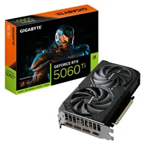 Placa de Vídeo Gigabyte Geforce RTX 5060 Ti Windforce Max Oc 8 GB GDDR7 (GV-N506TWF2MAX-OC-8GD)
