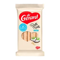Canudinho Wafer Crocante DR Gerard Rolls Coco Pacote 112G