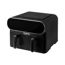 Fritadeira Elétrica Air Fryer Quanta Gran Piatto QTAFD11 - 1700W - 2X 5.5L - 110V - Cinza
