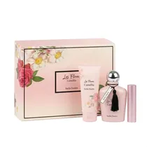 Kit Perfume Stella Dustin Fleur Camelia + Body + Atomizador - 100ML