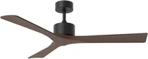 Ventilador de Teto Joog SV1 Black/Nogal Bivolt - Decorativo Silencioso com Controle