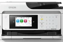 Impressora Multifuncional Epson Workforce Pro WF-M5899 Monocromática Bivolt - Cinza
