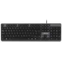 Teclado FTX K87 Portugues Preto/Cinza 128700