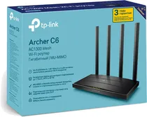 W. TP-Link Archer C6 Router AC1300 Dual Band Mu-Mimo Giga