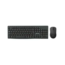 Teclado Wireless c/Mouse Por Black