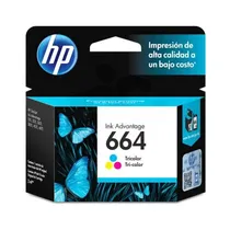 HP Cartucho de Tinta F6V28AL 664 Color 2ML