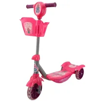 Patinete Infantil Scooter Rosa c/LED*
