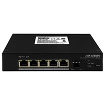 Hub Switch Hikvision DS-3T1306P-Si/HS Pro Series 4 Portas / Poe - 10/100MBPS