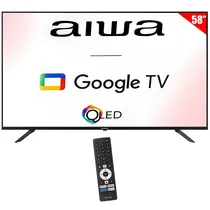 TV Aiwa 58" AW58B2Q Qled Google TV (1ANO Garantia)