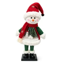 Adorno Navideño Muñeco de Nieve MZ-817 53CM Luces Y Musica